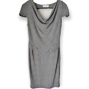 Black and White Houndstooth Dress
